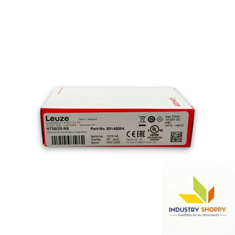 Leuze HT5B/2X-M8 Diffuse Sensor