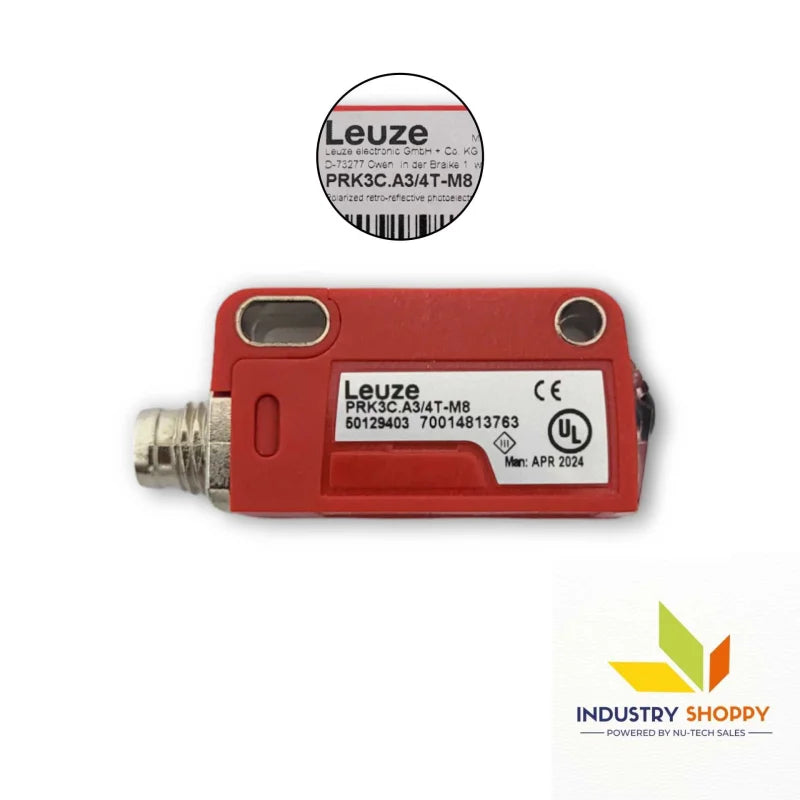 Leuze PRK3C.A3/4T-M8 Photoelectric Sensor