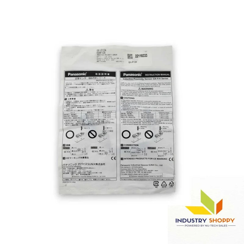 Panasonic GX-F12A Proximity Sensor