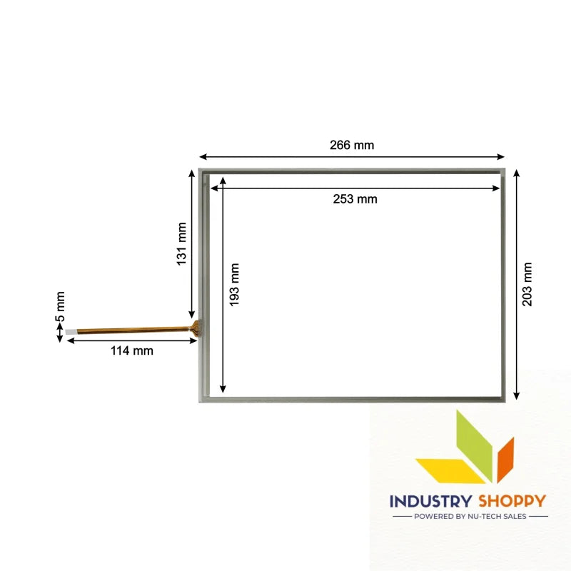 Touch Screen for MCGS TPC1262H HMI Panel