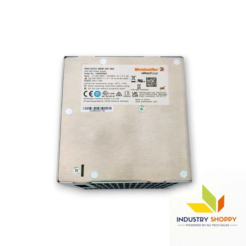 Weidmuller PRO ECO3 480W 24V 20A Power Supply
